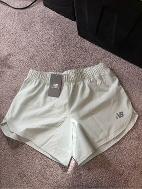 New Balance Women's Light Mint Athletic Shorts